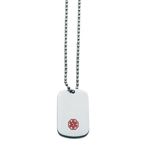 Medical alert dog tag