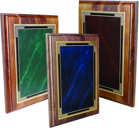 Marble Mist Walnut Plaque