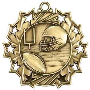 Football 10 Star Medal