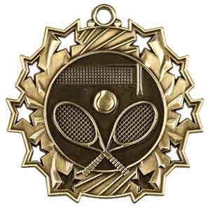 Tennis 10 Star Medal