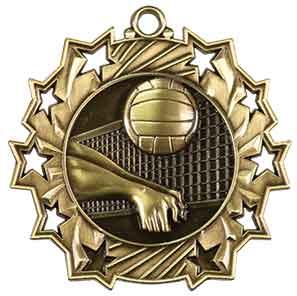 Volleyball 10 Star Medal