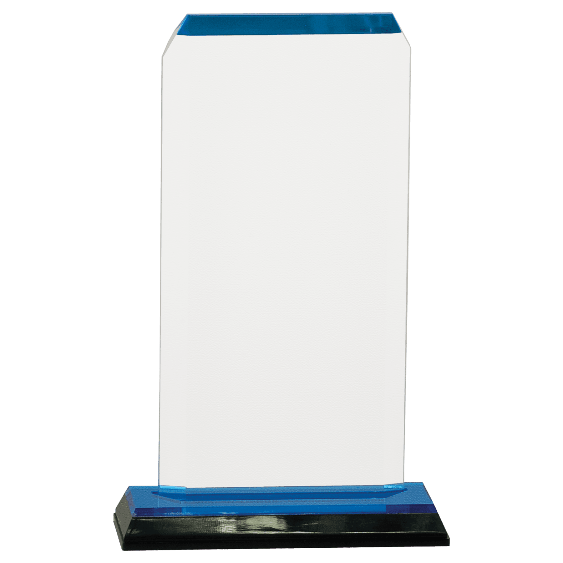 Clipped Corner Blue Mirror