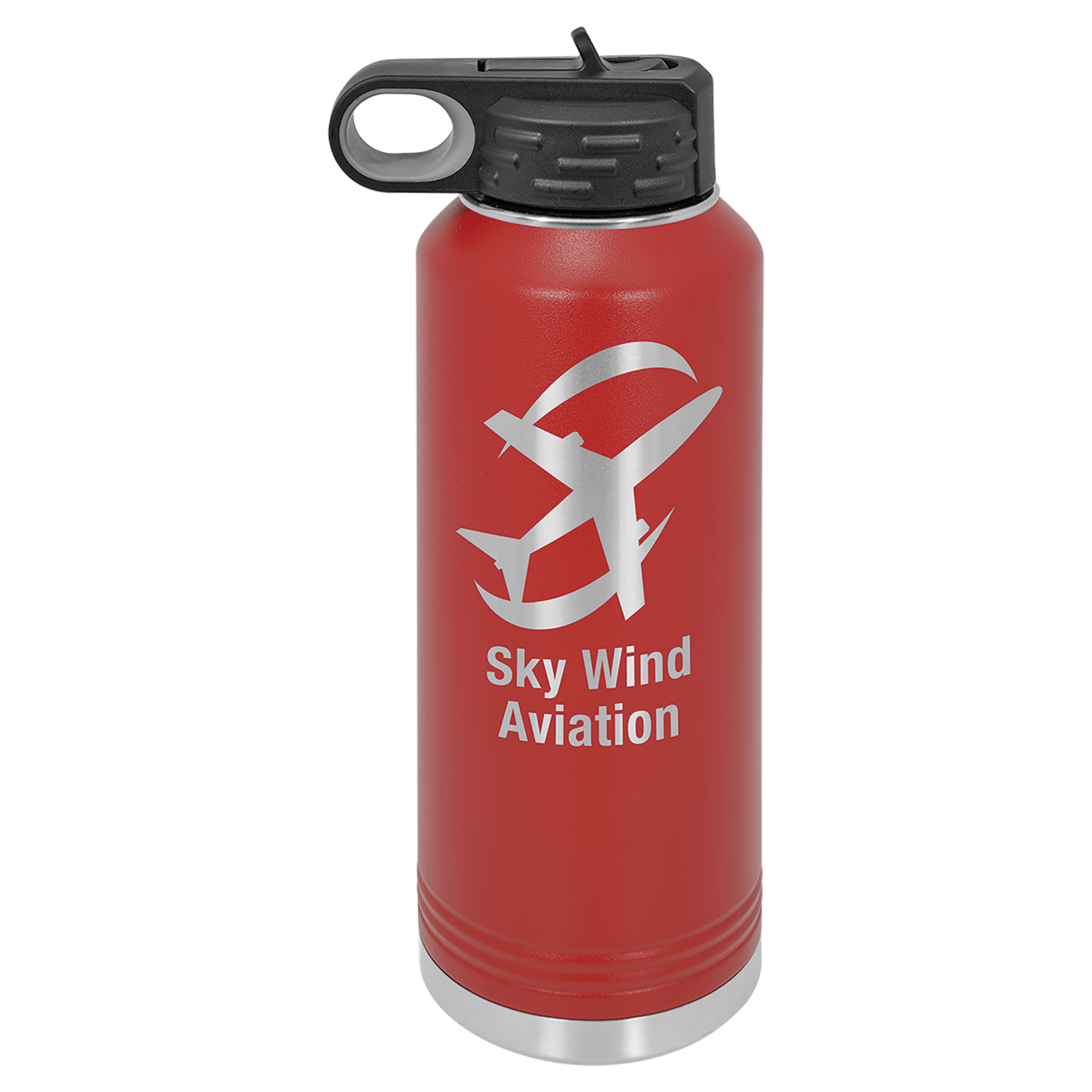 Red 40 oz. Water Bottle