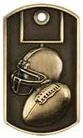 Football Dog Tag Medal