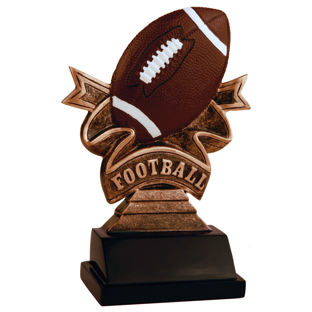 Ribbon Football Resin