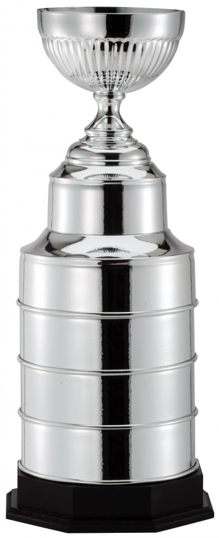Stanley Cup Style Cup on a Black Solid Wood Base - Best Trophies